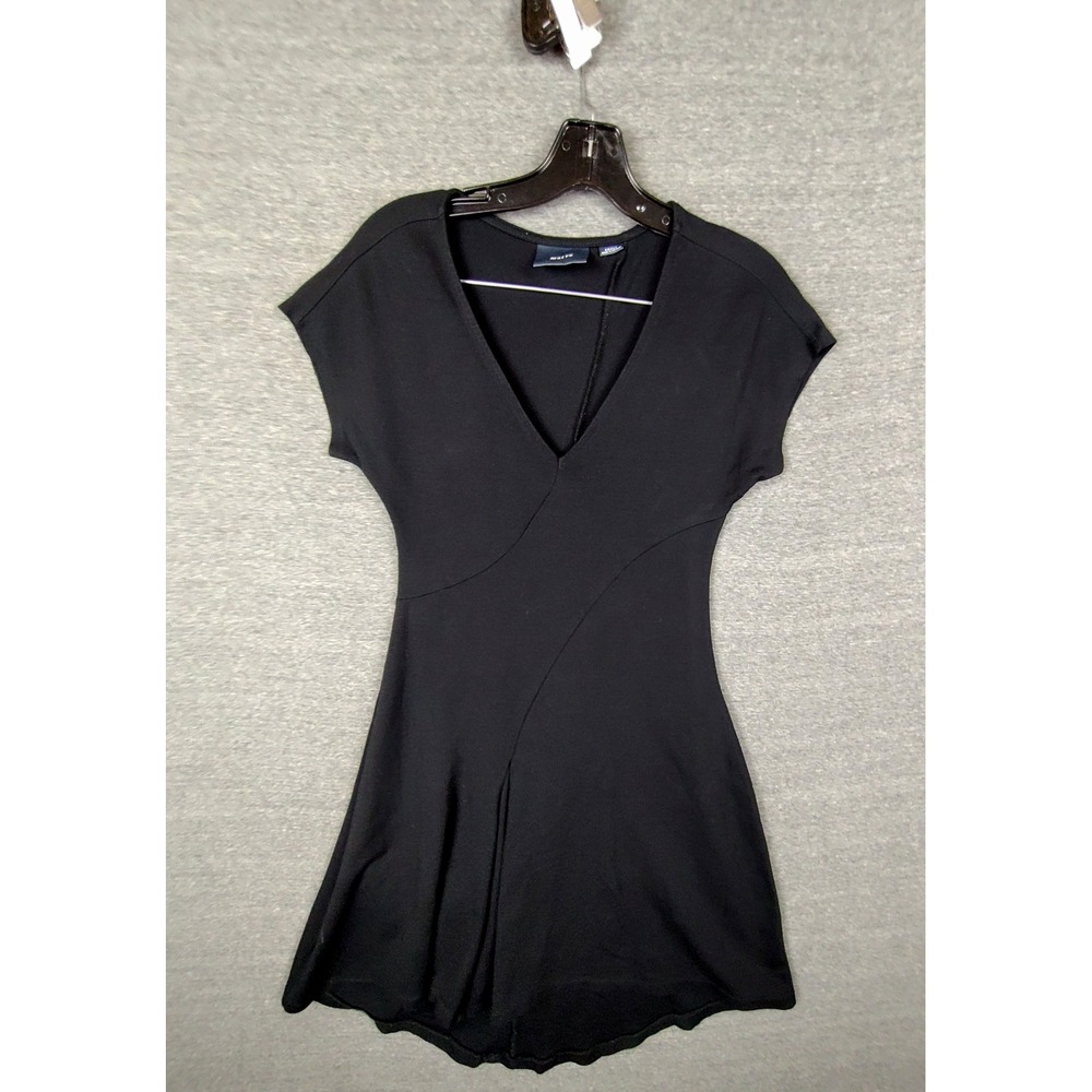 Anthropolige Maeve Womens Dress S Black Knit Mini Stretch Capsule Preppy Classic